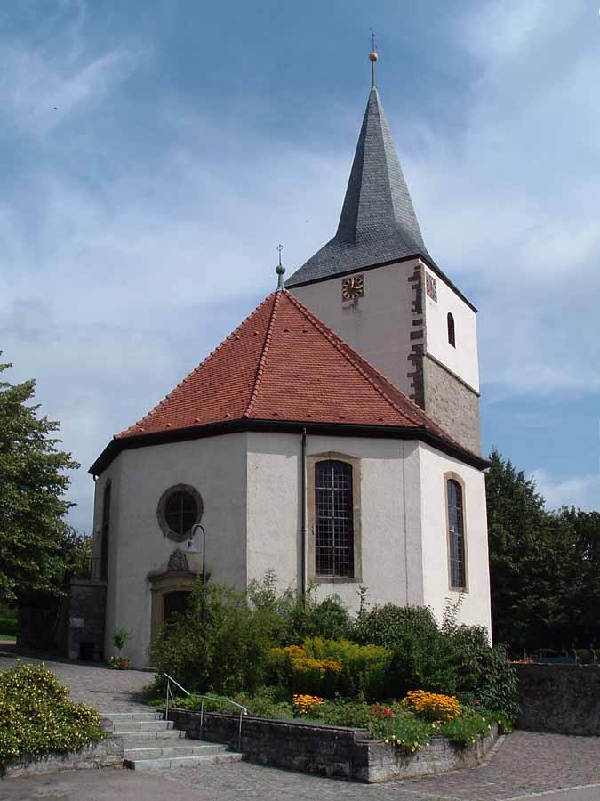 Kirchen um Bartenstein - Evangelische Kirche Riedbach