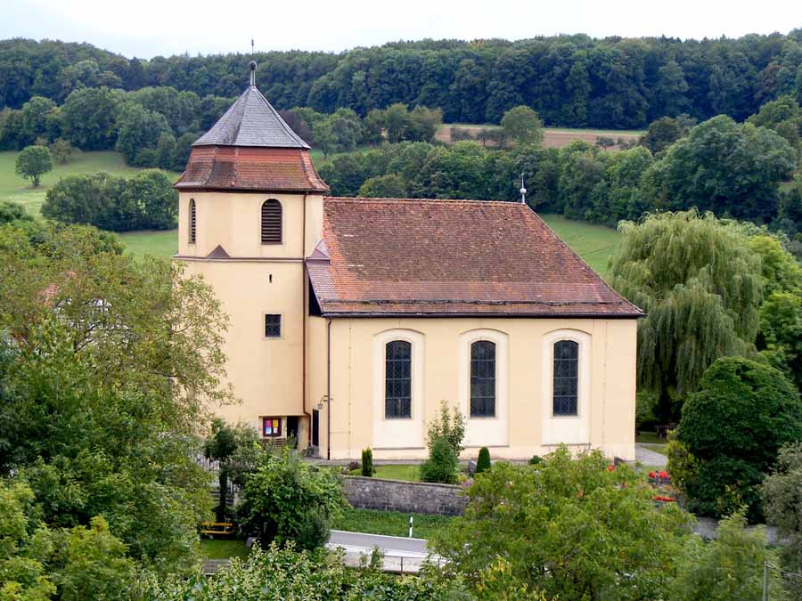 Kirchen um Bartenstein - Evangelische Kirche in Ettenhausen