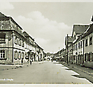 Ansichtskarte Schloß-Straße Bartenstein gegen 1920