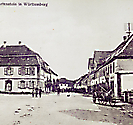 Ansichtskarte Schloß-Straße Bartenstein gegen 1910