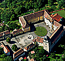 Luftaufnahme von Schloss Bartenstein