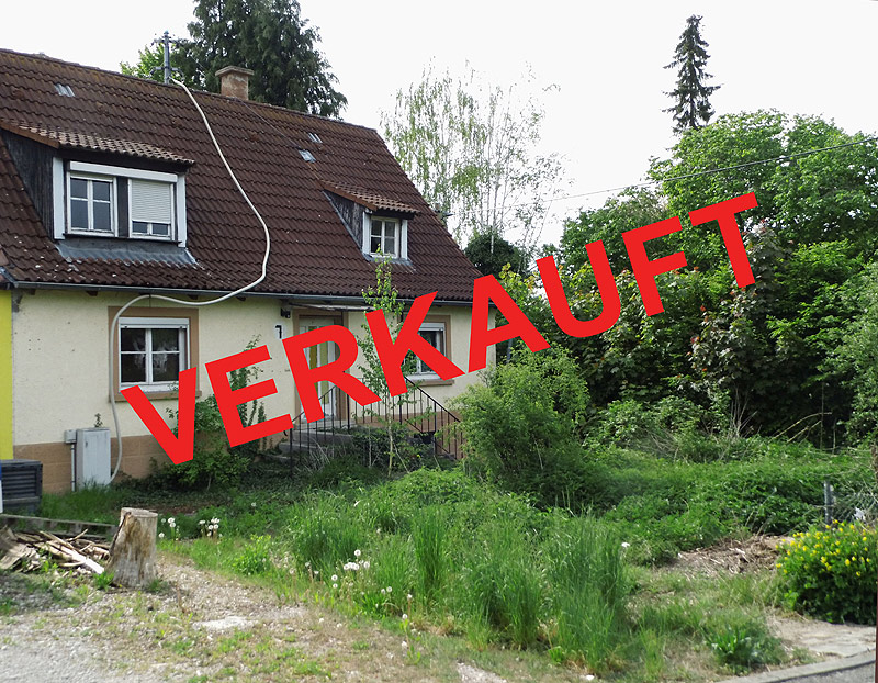 Kleines Haus in Bartenstein zu verkaufen - Ideal als Ferienhaus oder Wochenendhaus Doppelhaushälfte in 74572 Blaufelden / Herrentierbach zu verkaufen - Hohenloher Land