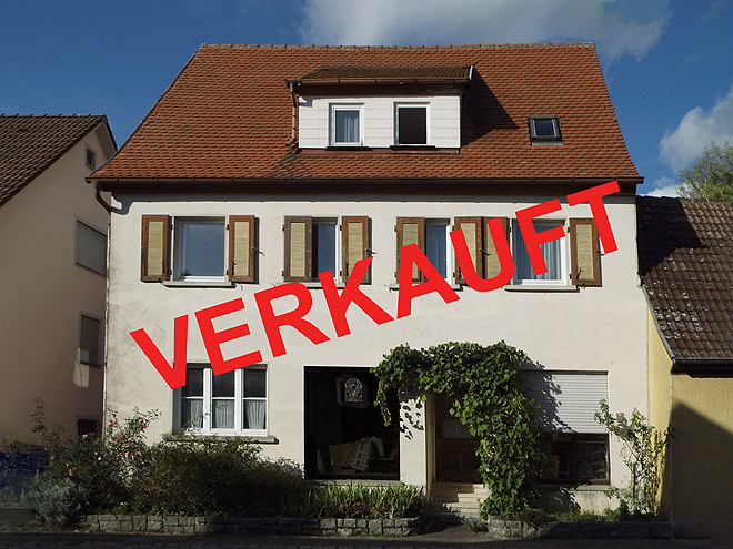 Großes Wohnhaus (mit Ladenräumen) zu verkaufen - Bartenstein / Schrozberg im Hohenloher Land