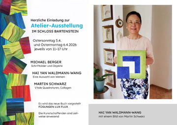 SCHLOSS BARTENSTEIN Atelier und Kunstkammer - MARTIN SCHWARZ Osterausstellung 2026