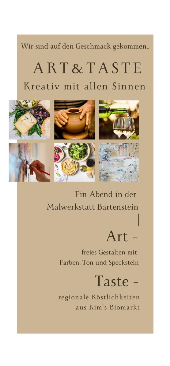 Art u TasteKreativ mit allen Sinnen Flyer 4