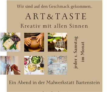 Art & Taste – Kreativ mit allen Sinnen