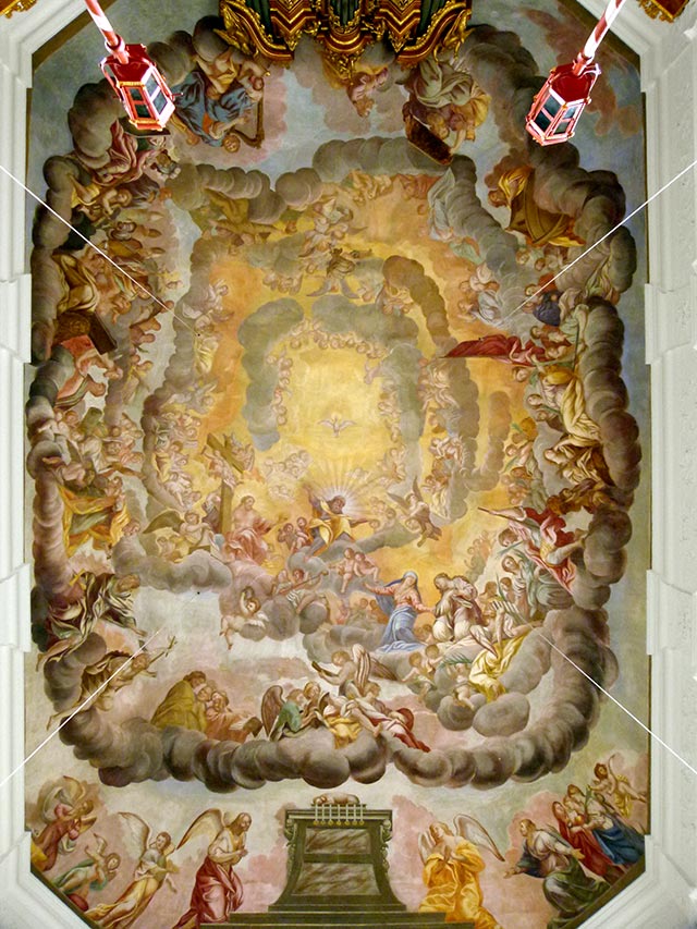 Bartensteiner Kirche - Deckengemälde von Lazaro Maria Sanguinetti