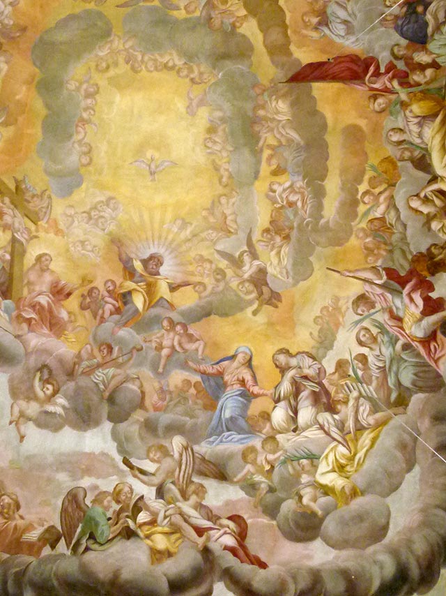 Bartensteiner Kirche - Deckengemälde von Lazaro Maria Sanguinetti