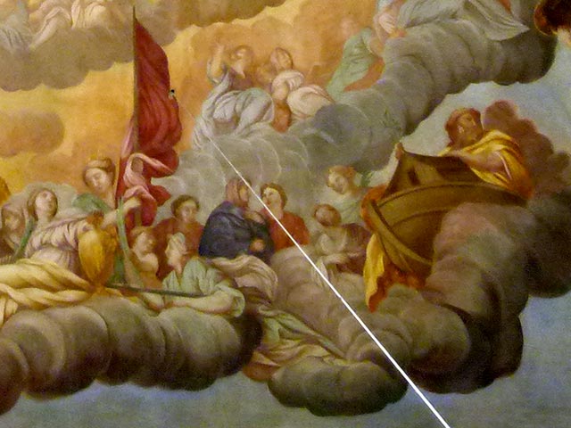 Bartensteiner Kirche - Deckengemälde von Lazaro Maria Sanguinetti