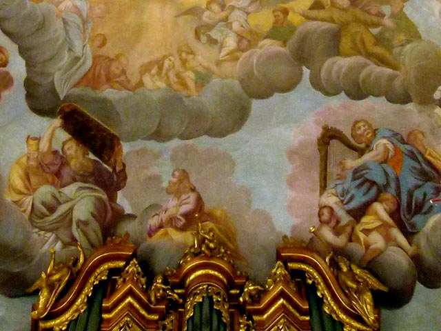 Bartensteiner Kirche - Deckengemälde von Lazaro Maria Sanguinetti