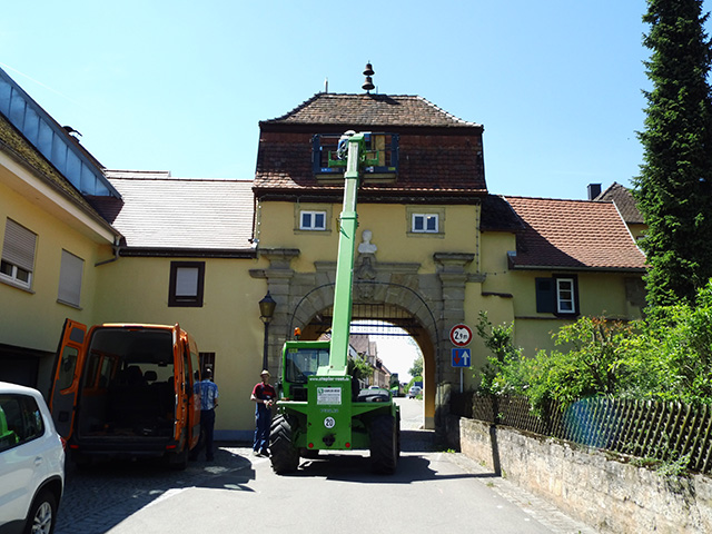 Riedbacher Tor Turmuhrerneuerung