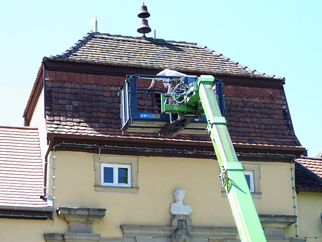 Riedbacher Tor Turmuhrerneuerung