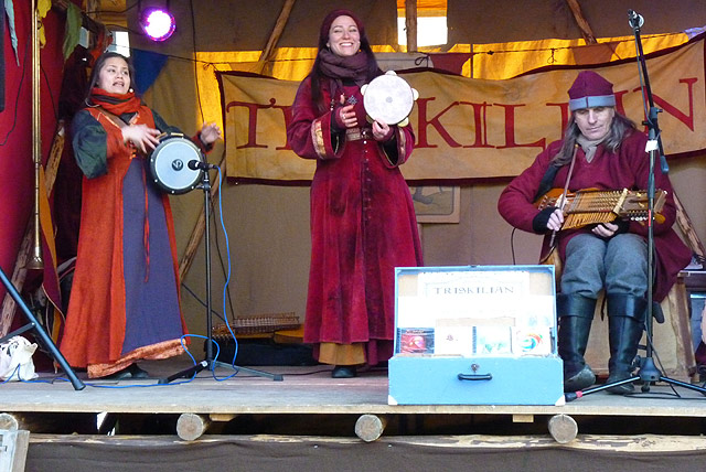 Stadtfeiertag/Februarmarkt mit Mittelaltermarkt in Kirchberg an der Jagst - Musikanten
