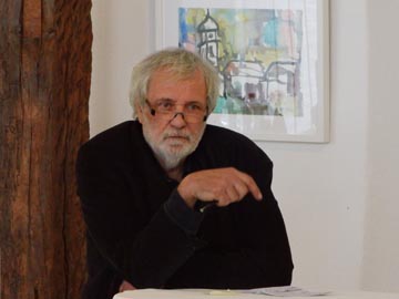 Kunstausstellungseröffnung - Maler Franz Bauer im Schloss Schrozberg