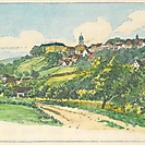 Ansicht von Bartenstein um 1850