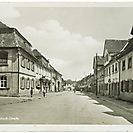 Ansichtskarte Schloß-Straße Bartenstein gegen 1920