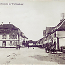 Ansichtskarte Schloß-Straße Bartenstein gegen 1910