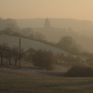 Schloss Bartenstein im Winternebel