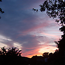 Sonnenuntergang über Schloss Bartenstein