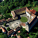 Luftaufnahme von Schloss Bartenstein